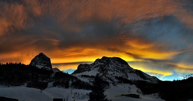 Effet de Foën sur les Pyrénées, Gourette