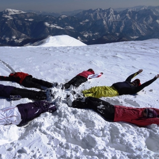 Montecampione fun in snow