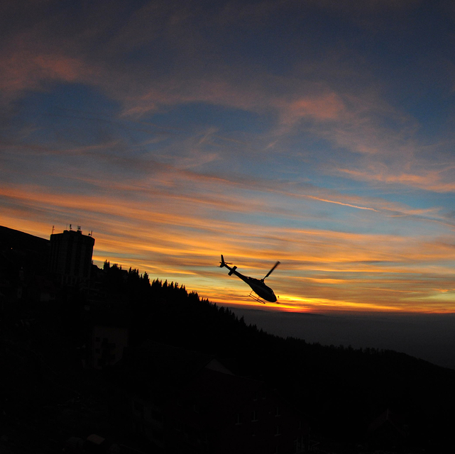 Sunset in Muntele Mic - Romania