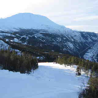 View down to Rjukan, Gaustablikk