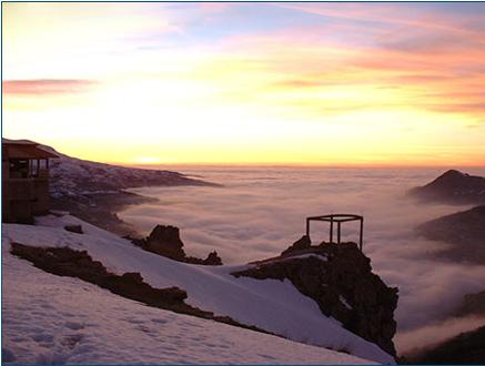 Another view of the sunset at 3000m, Cedars