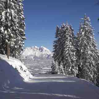 Wilde Kaiser from the Streif, Kitzbühel