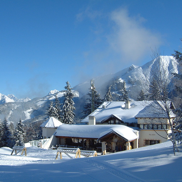 Restaurant at the top of the Gschwandtkop, Seefeld