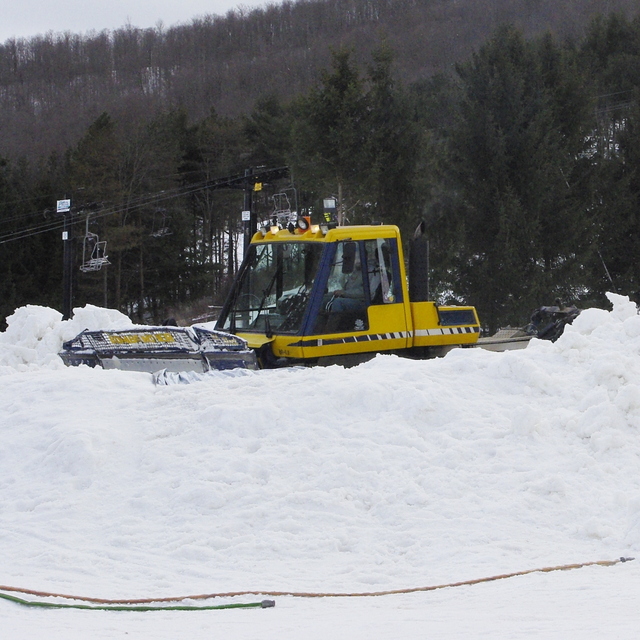 Snow Cats at Work, Toggenburg Mountain