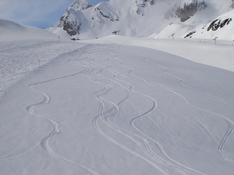 april powder, Courchevel