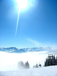 Zell am See in the morning photo