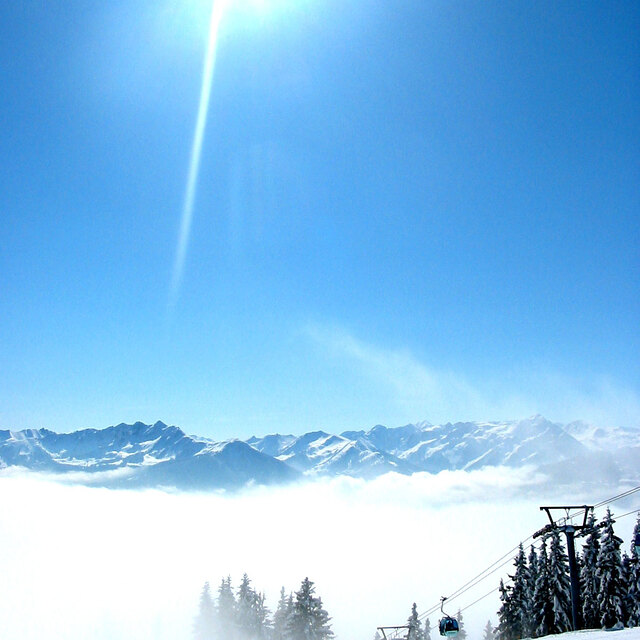 Zell am See in the morning