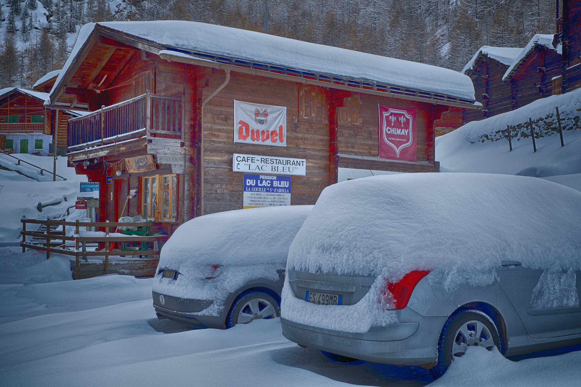 Fresh snow, La Gouille, Arolla