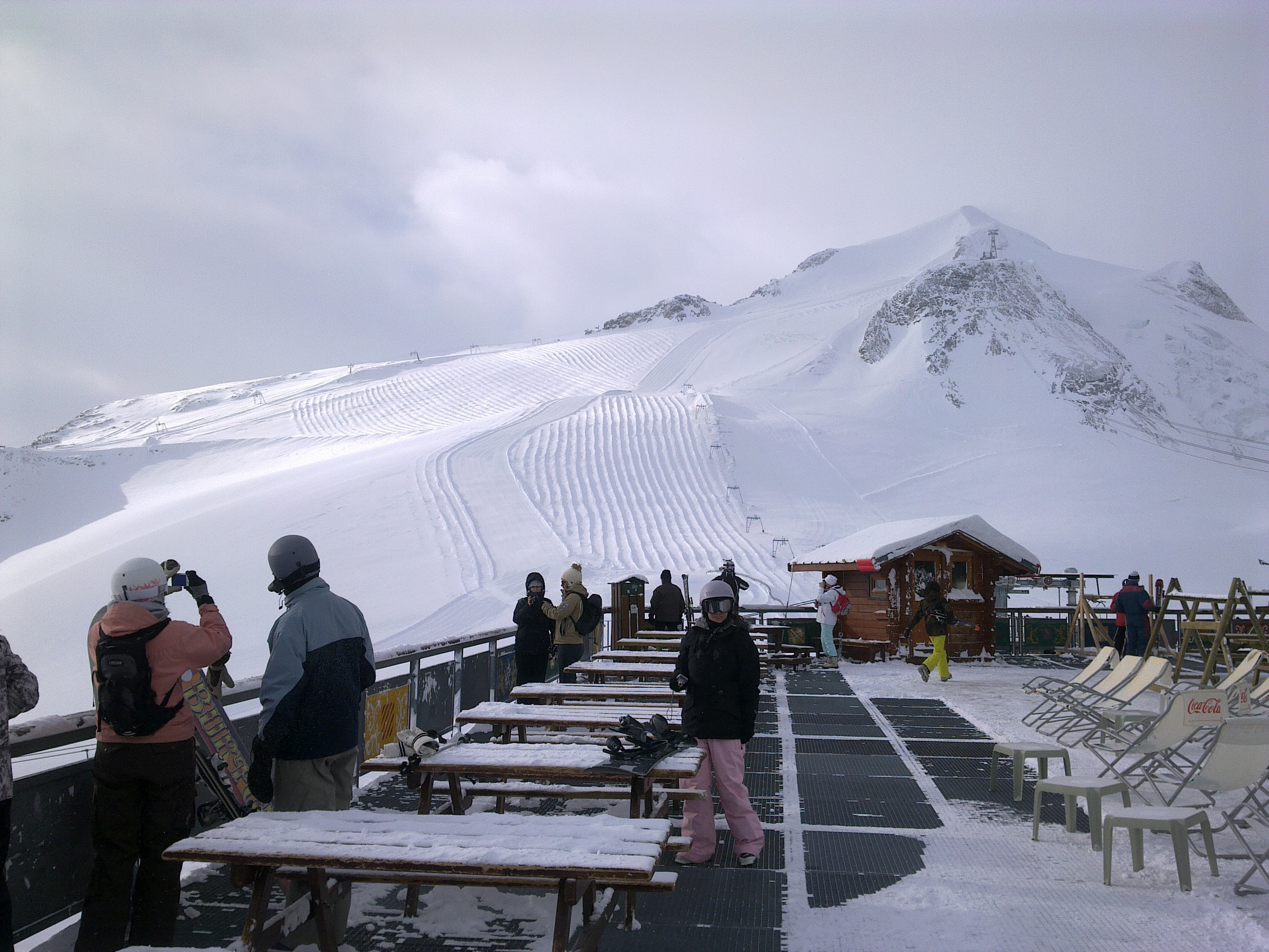grande motte descent, Tignes