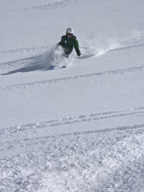 10 year old in the fresh, Whistler Blackcomb