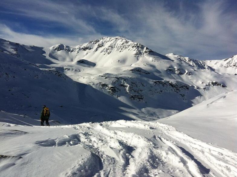 Off piste at Mount Vallon 7th Feb 2014, Méribel