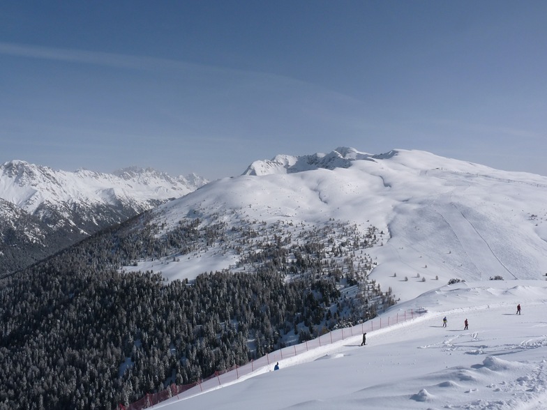 Top of Le Cune lift, Ski Area Alpe Lusia