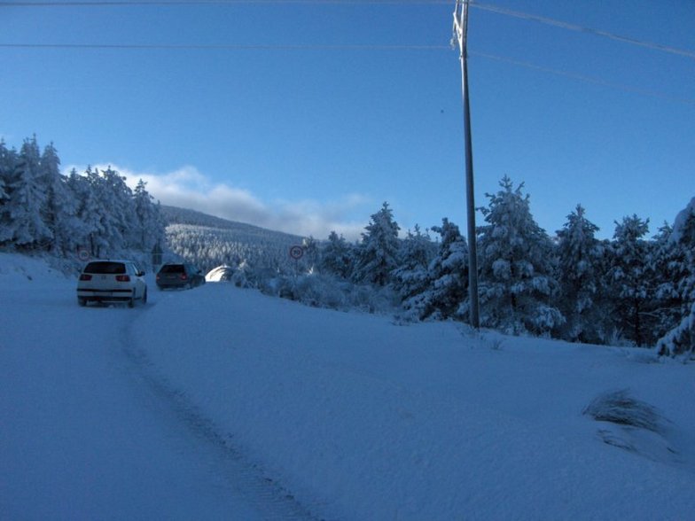 On the way to the station, Manzaneda