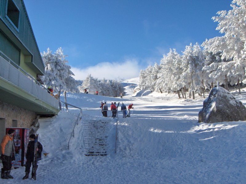 View from the base station, Manzaneda