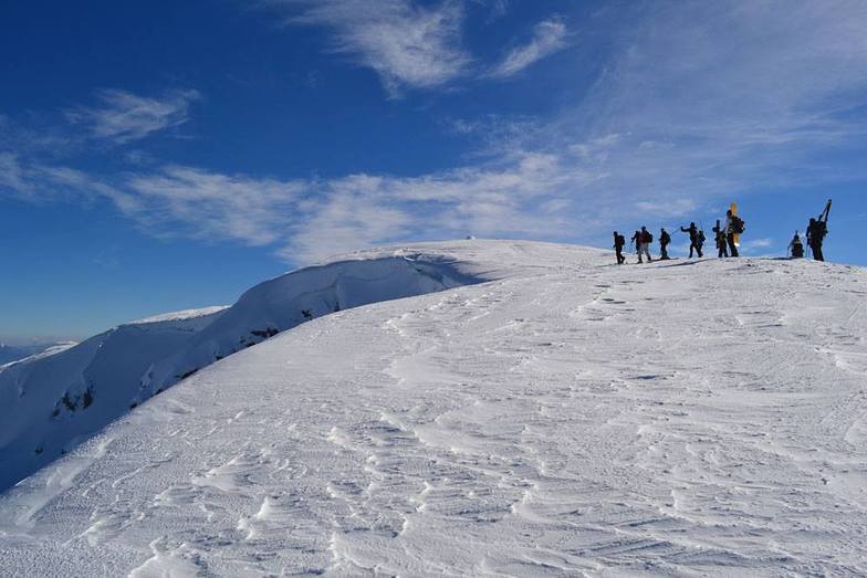Freeriders at mount Galicica, Oteshevo