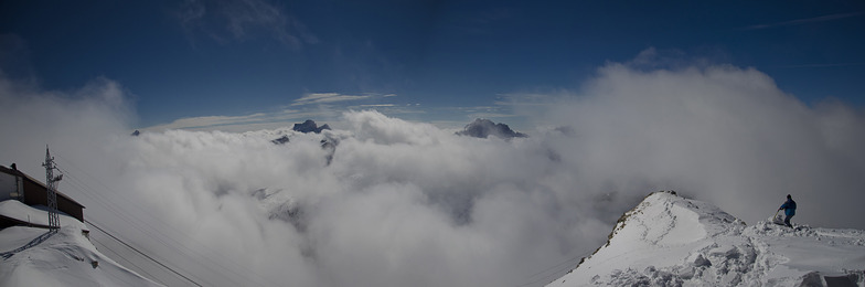 working on the edge, San Cassiano (Alta Badia)