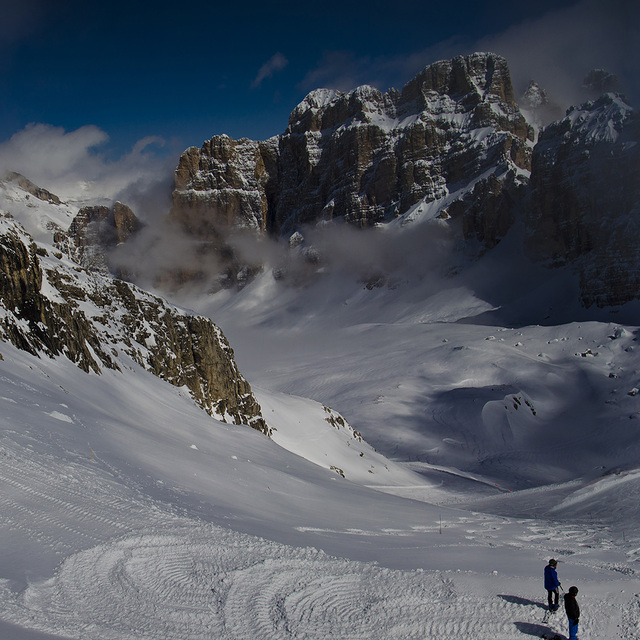 Arabba Snow: Lagazuoi, at the top of the hidden valley