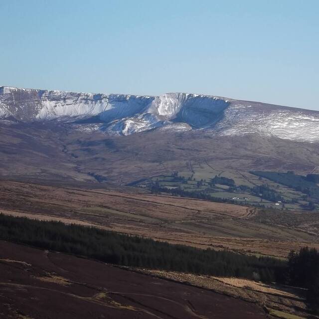 Coumfea West slope., Coumfea West (Comeragh Mts)