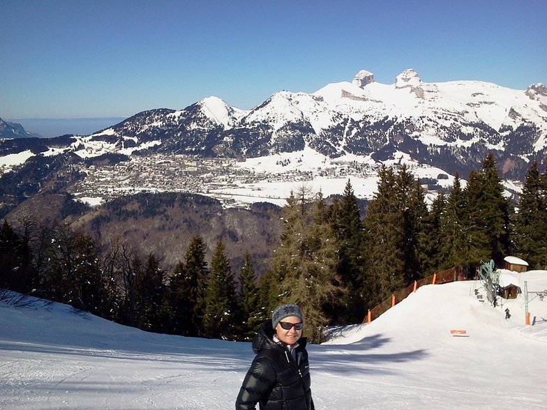 Tours d'Ai and Mayen from Roc d'Orsay, Villars