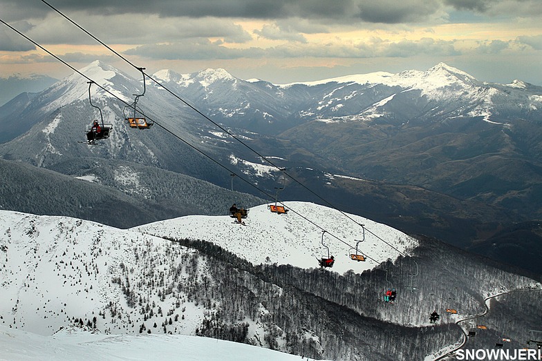 Lifting under dramatic clouds, Brezovica