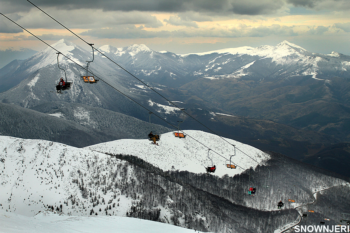 Lifting under dramatic clouds, Brezovica