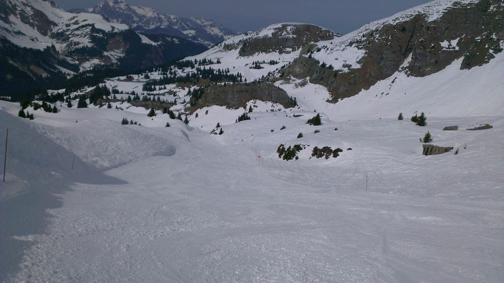 April Snow in Chatel