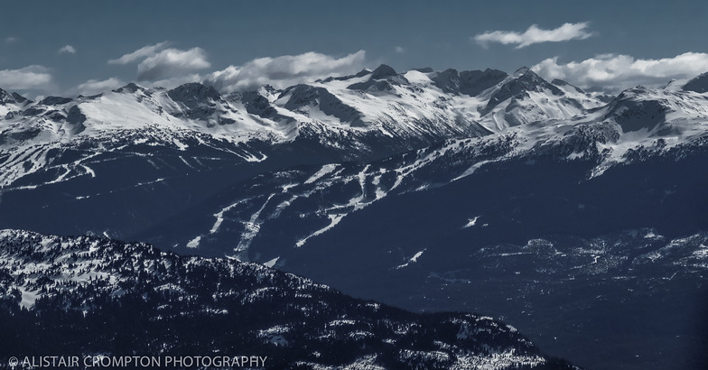 Blackcomb Mountain taken from Metal Dome, Whistler Blackcomb