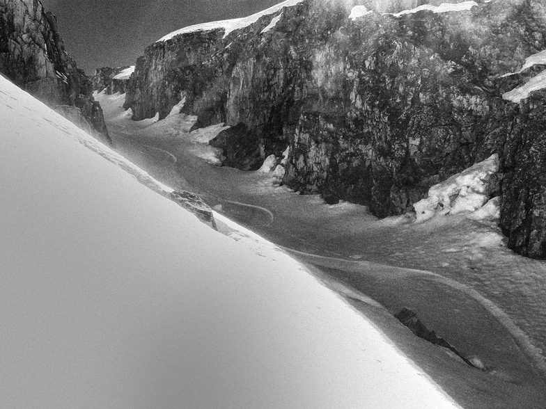 Cerro Lopez main chute, Cerro Catedral