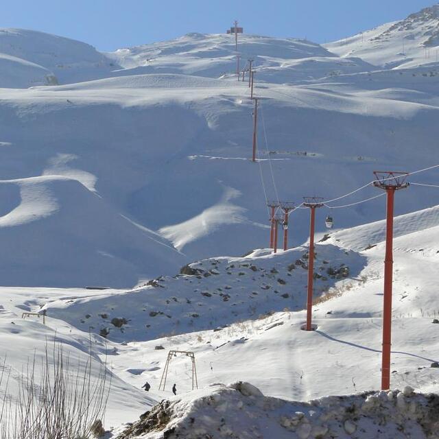 Pooladkaf Ski Resort Snow: showing