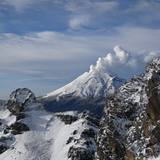 Popocatepetl volcano, Mexico., Mexico - Puebla