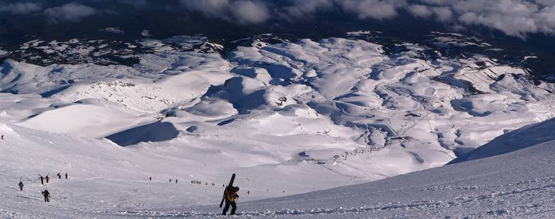 summit hike, Turoa