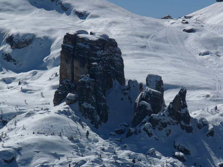 2225m high Cinque Torri, Cortina