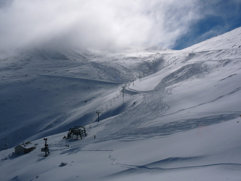 Fresh snow day at Dobson, Mount Dobson