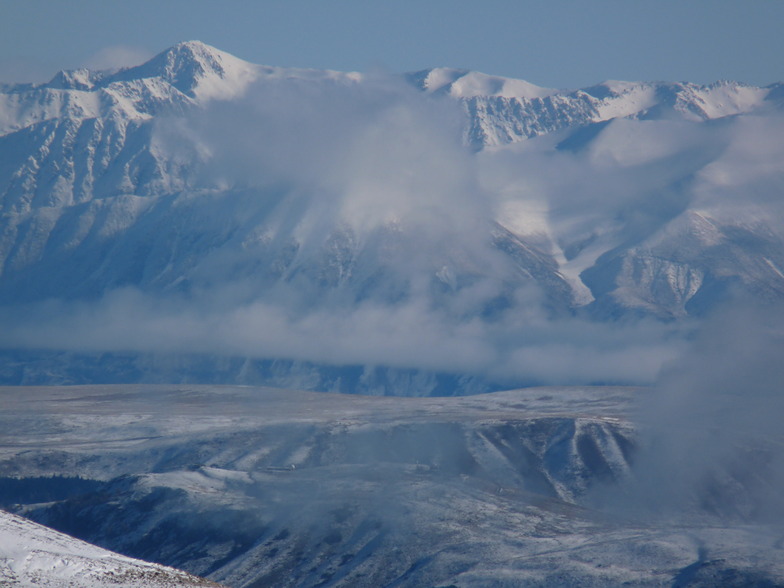 Mount John and the Southern Alps, Mount Dobson