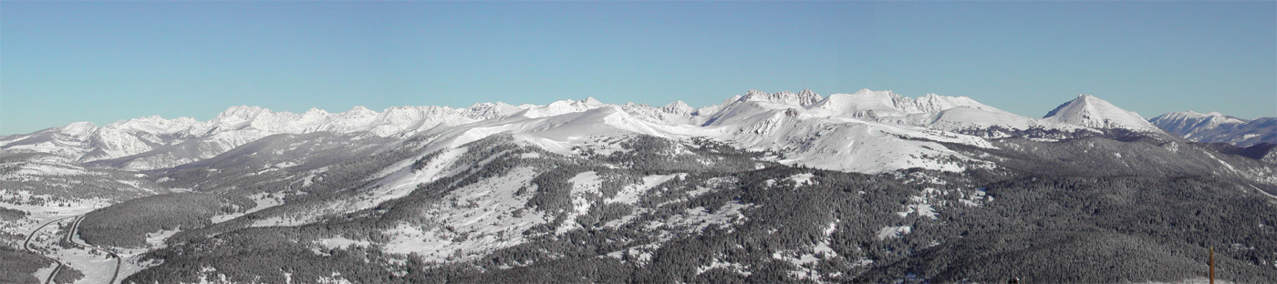 View from Copper Mountain, CO
