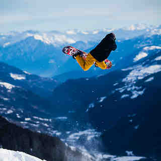 Michi Kessler with a huge Backside Air in Disentis