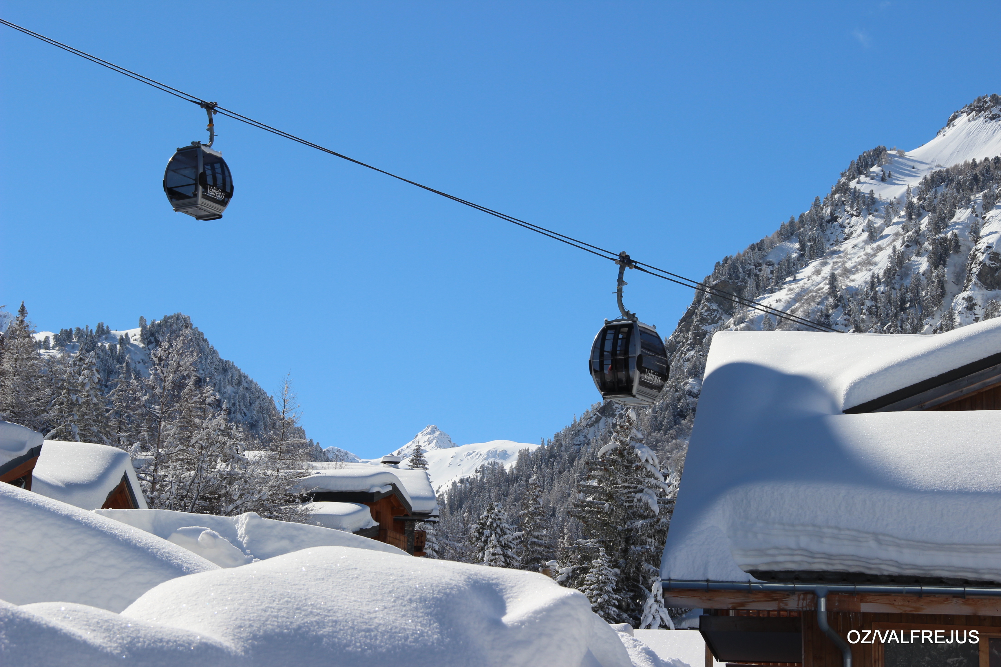 Valfréjus enneigé, Valfrejus