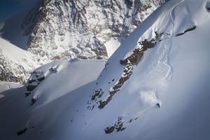 Freeriding at Corvatsch 3303m Engadin, Corvatsch-Furtschellas photo