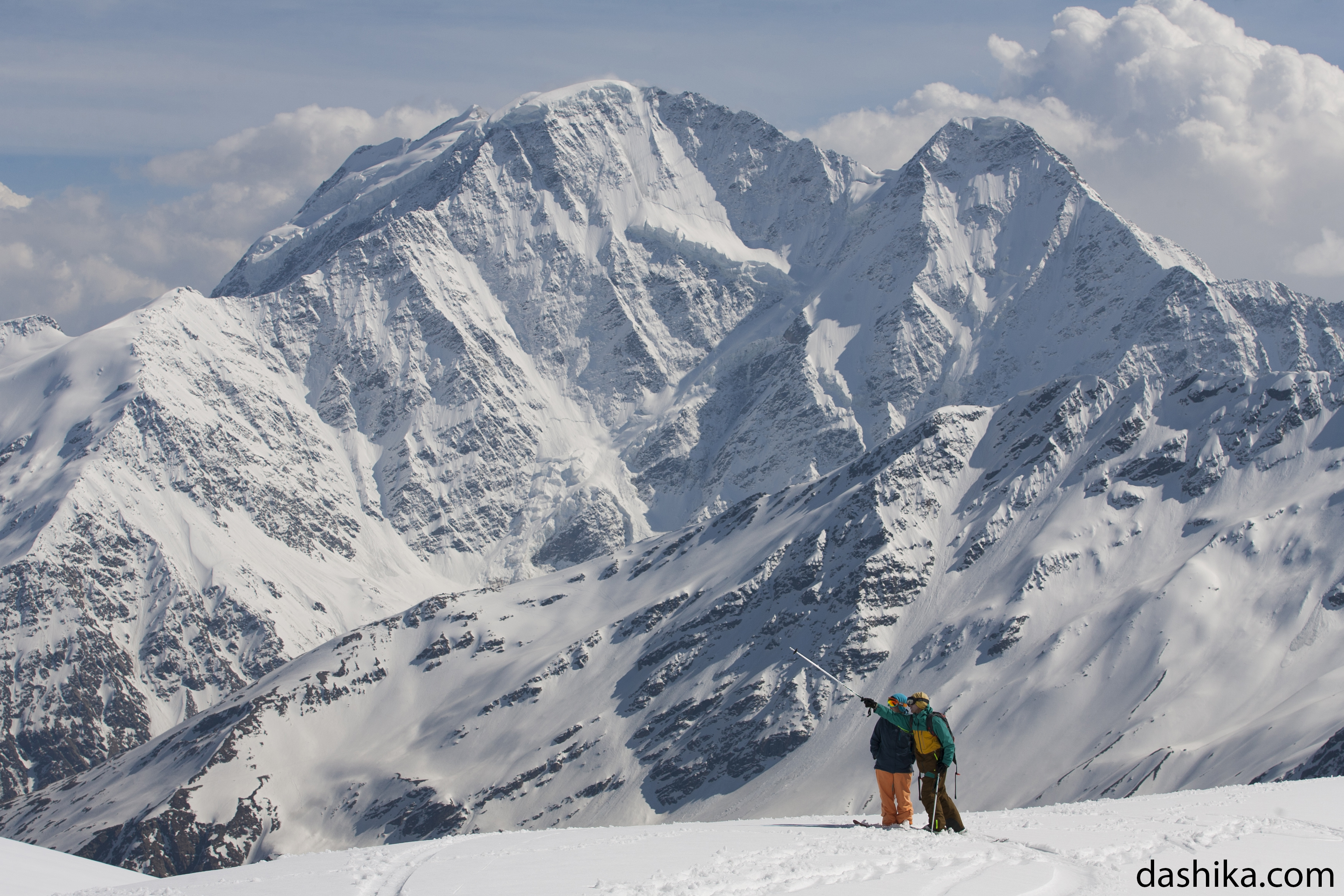 View on Donguz-Orun from Elbrus, Mt Elbrus