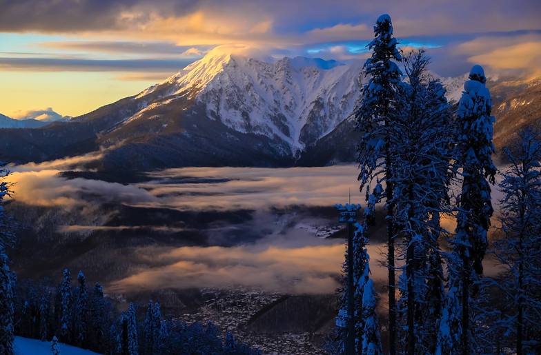 Evening, Krasnaya Polyana Resort