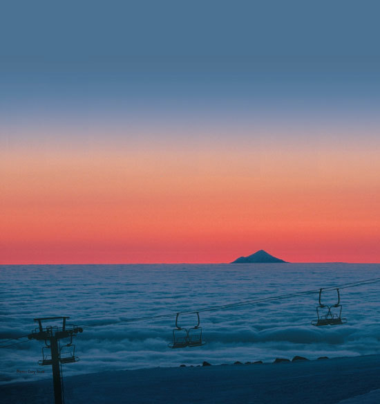 View of Mt Taranaki from Whakapapa