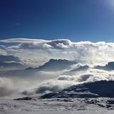 Sole e nebbie, Passo San Pellegrino