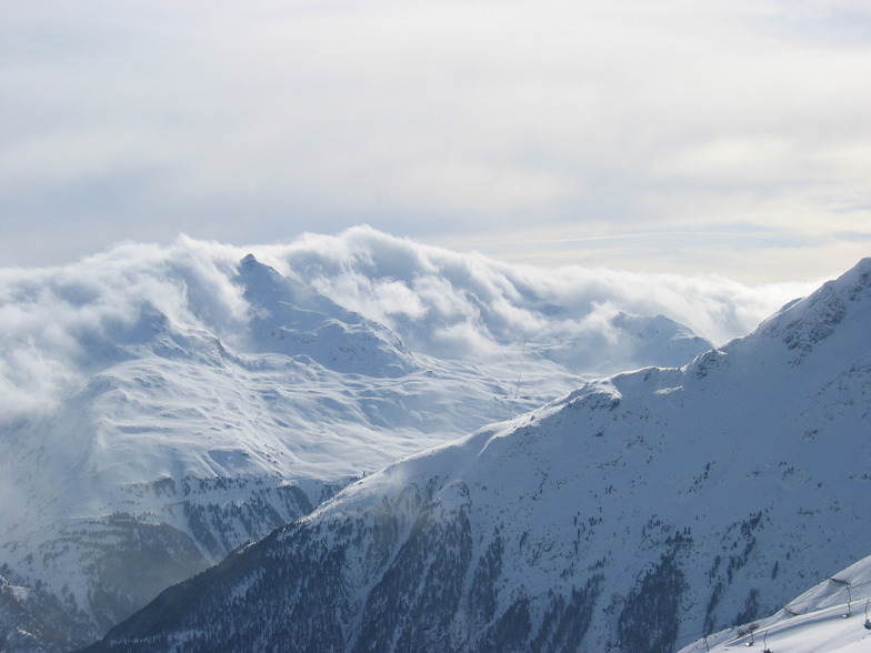 Clouds from the south, Sölden
