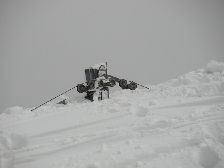 4 m of snow, on Pelion (Greece) at 1.400 m, Pilion