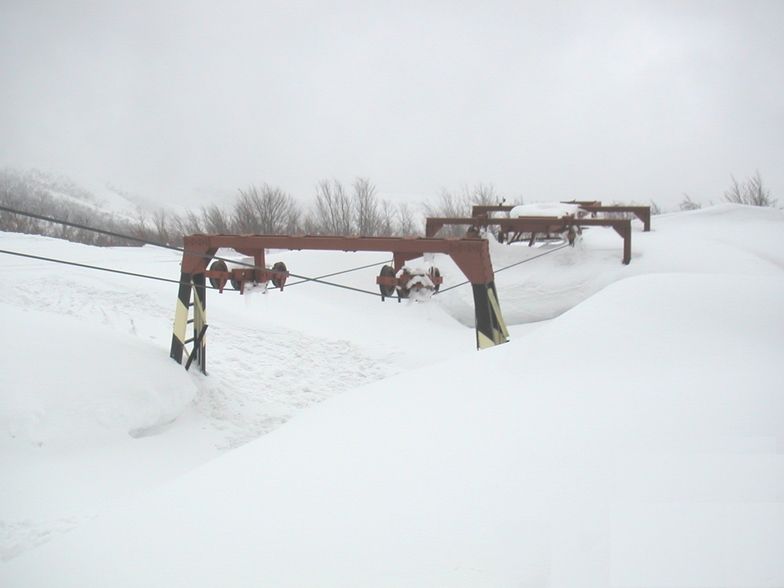 4 m of snow, on Pelion (Greece) at 1.400 m, Pilion