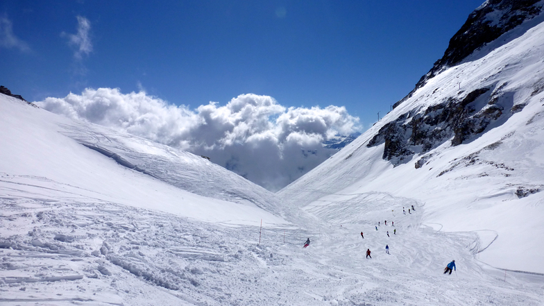 SKI RUN "PLAINE MORTE", Crans Montana
