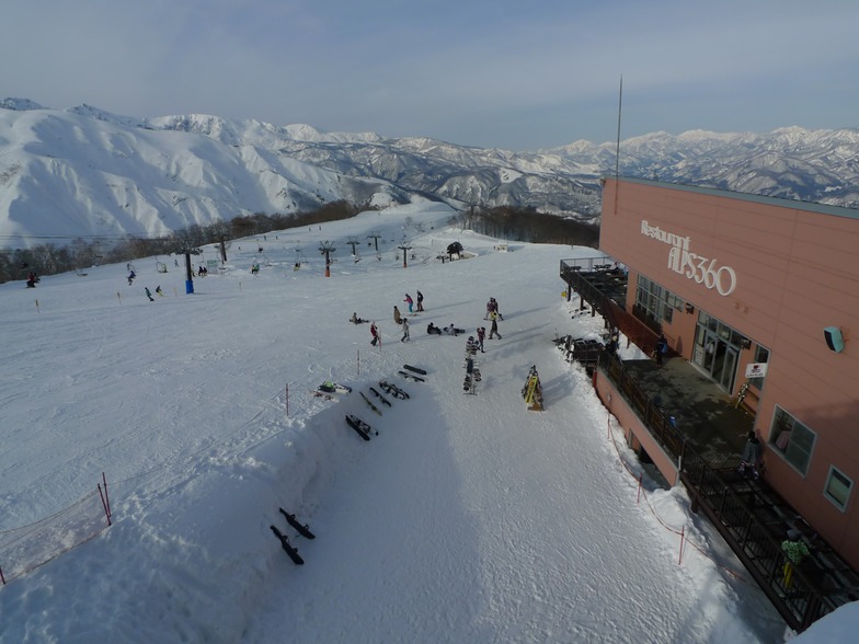 Top of gondola, Hakuba Goryu