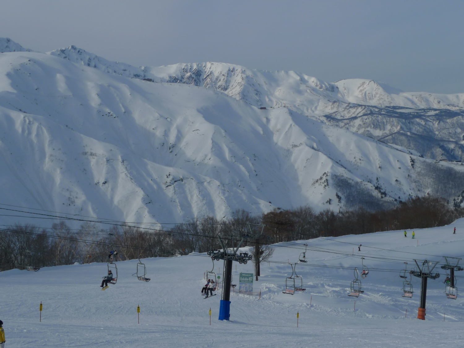 Top of gondola, Hakuba Goryu