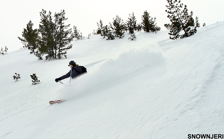 Paradise descent in April, Brezovica