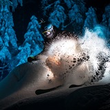 Night skiing, Bulgaria